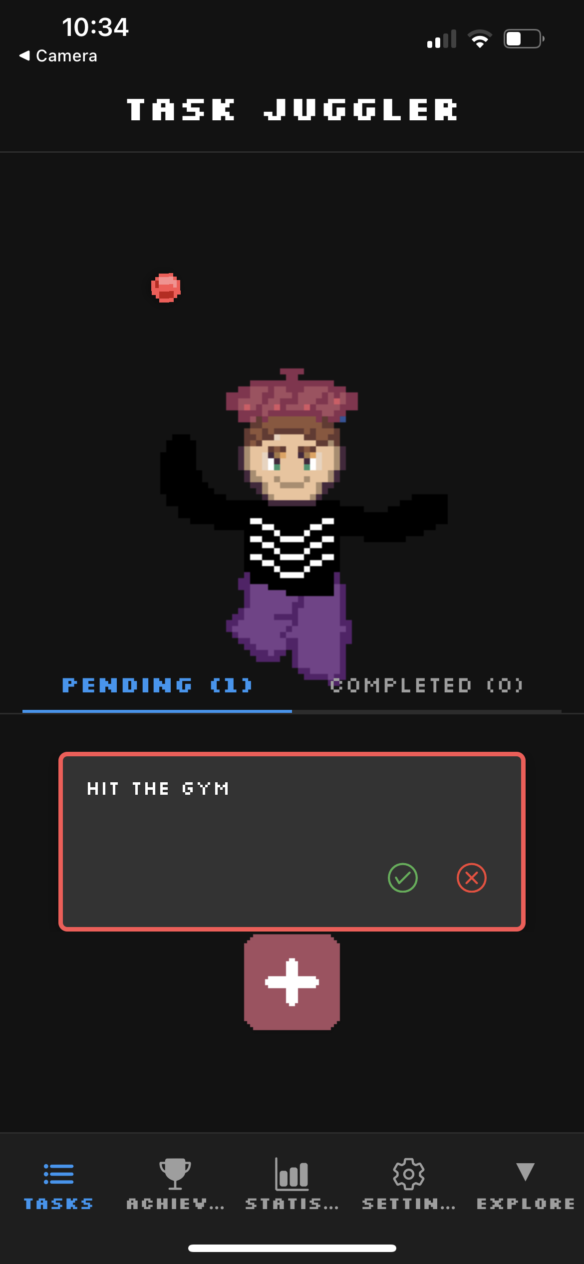 Task Juggler Main Screen