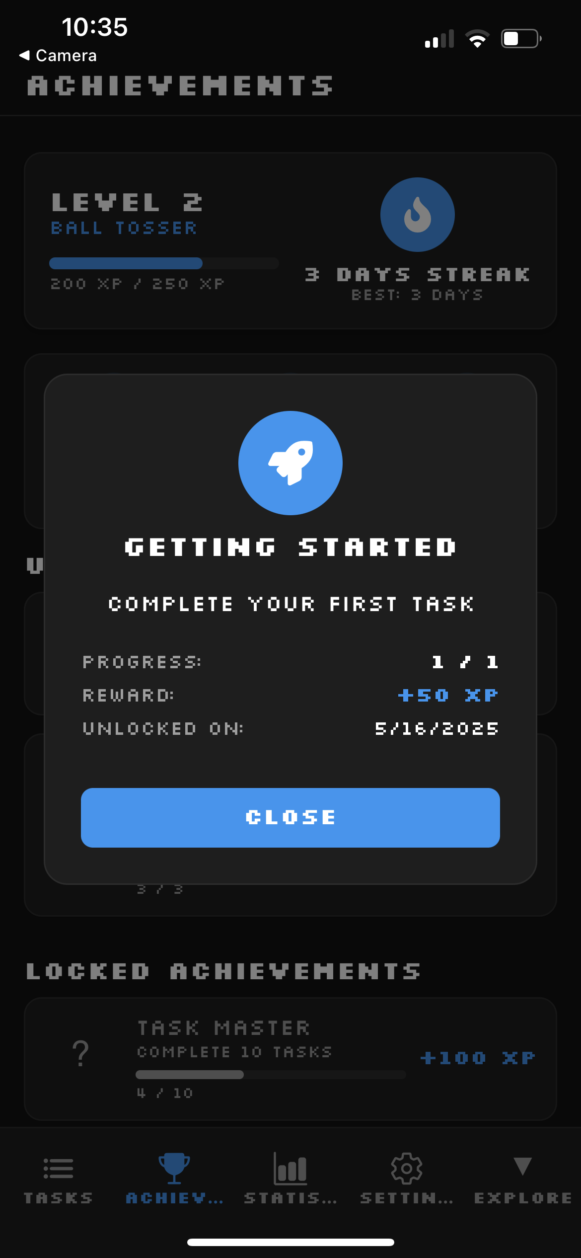 Task Juggler Achievements